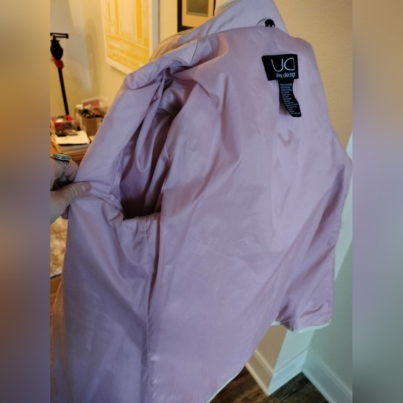 Utex Design Quilted Jacket Pink - Picture 3 of 6